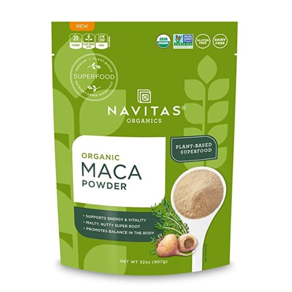 Maca Powder, 32oz. Bag, 181 Servings - Organic, Non-Gmo, Low Temp-Dried, Gluten-Free