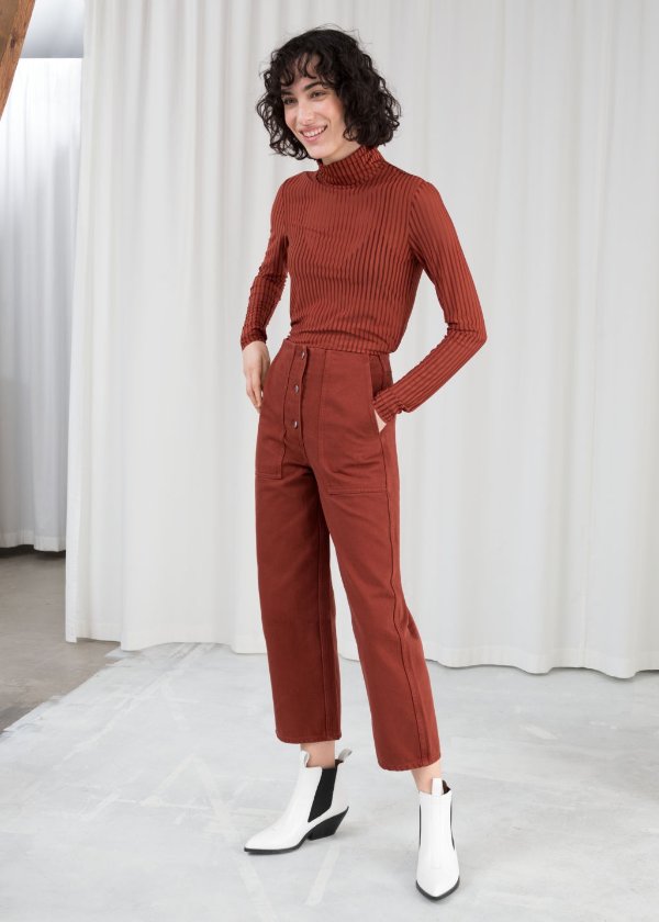 Straight Fit Workwear Pants