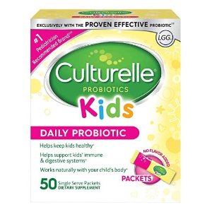 Culturelle 儿童益生菌每日补充剂，50袋