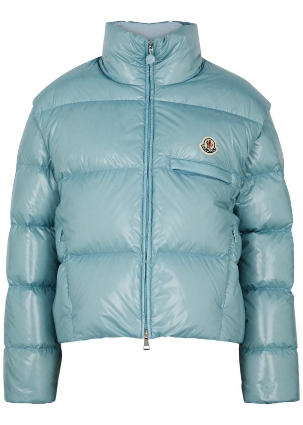New Season Almo convertible quilted shell jacket