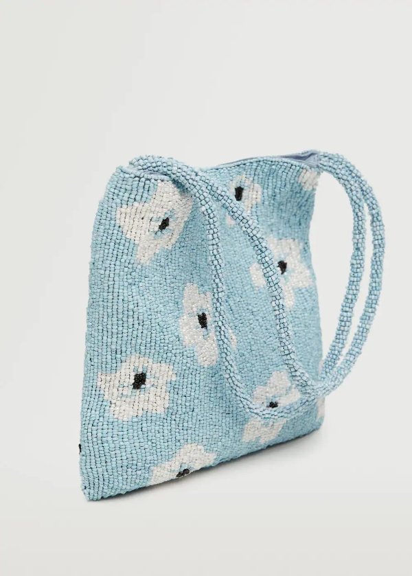 Beaded mini bag - Women | MANGO OUTLET USA