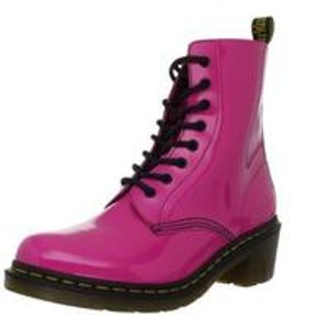 Dr. Martens Women's Clemency Boot in Hot Pink Patent