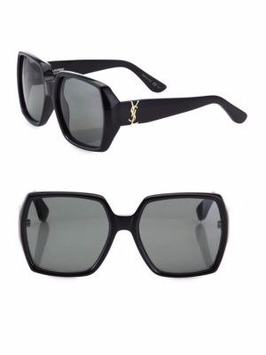 SAINT LAURENT - Saint Laurent 58MM Oversized Square Sunglasses