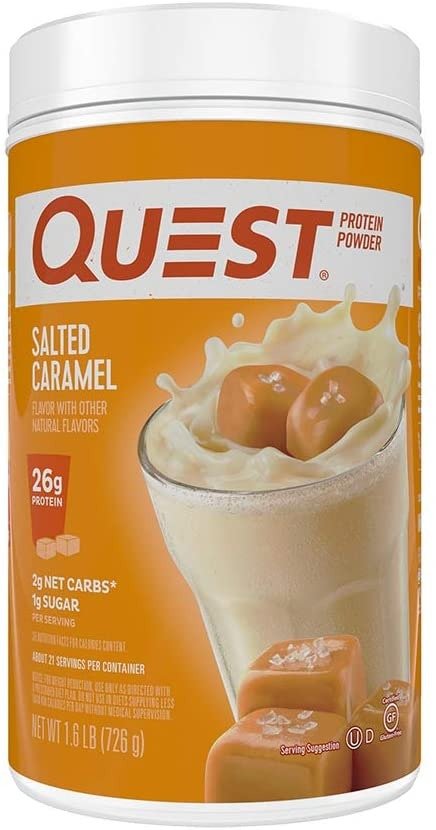 Salted Caramel Protein Powder, High Protein, Low Carb, Gluten Free, Soy Free, 25.6 Ounce (Pack of 1)
