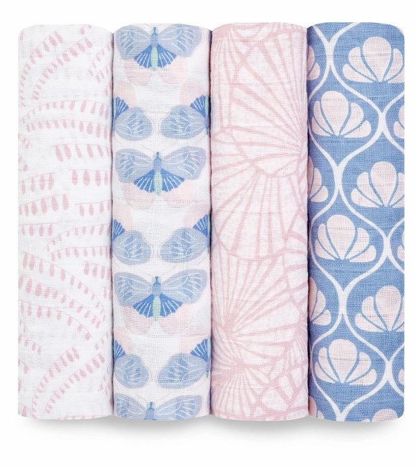 Classic Swaddle Wraps, 4 Pack - Deco