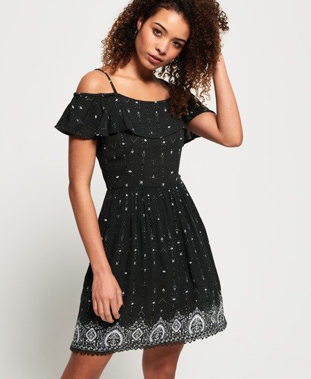 Peekaboo Embroidered Dress