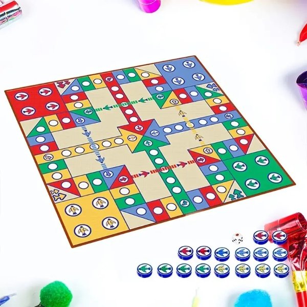 1pc Flying Chess Carpet Dice Pieces Multifunctional Educational Parent Child Toy Family Party Game | Shop The Latest Trends | Temu