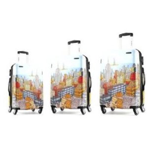 Samsonite Luggage NYC Cityscapes 3 Piece Set 20/24/28