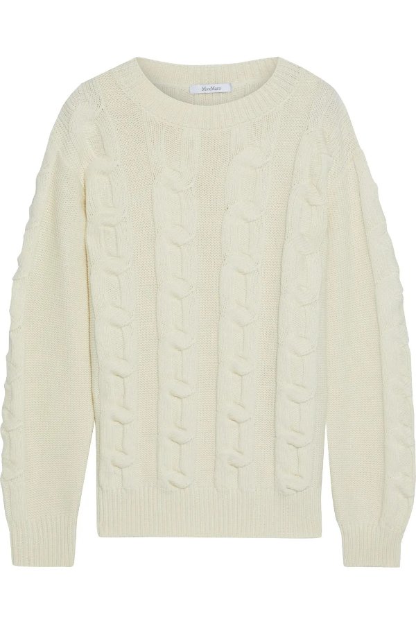 Citrato cable-knit wool sweater