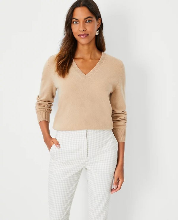Cashmere V-Neck Sweater