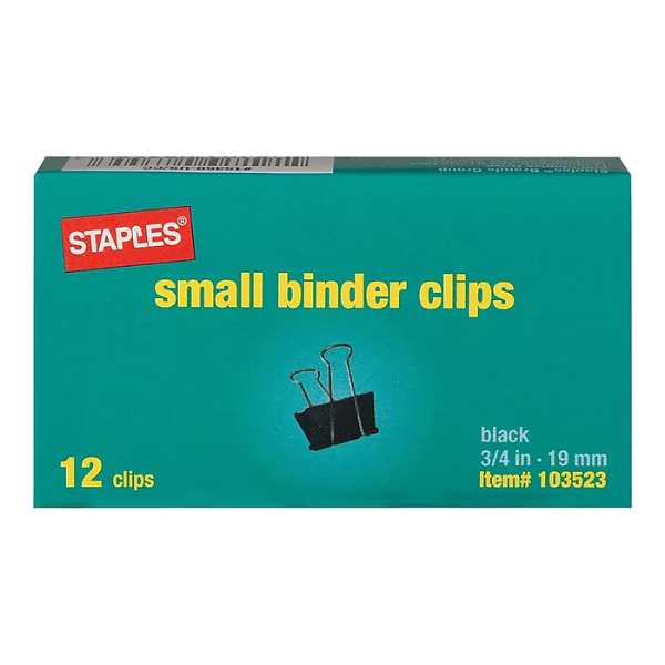 Binder Clips 12/Pack