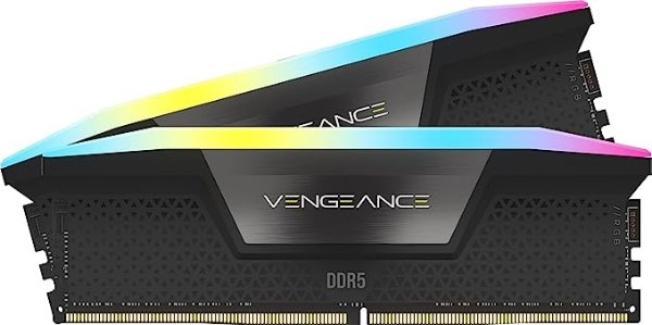 VENGEANCE 32GB (2x16GB) 内存条 RGB DDR5 RAM 