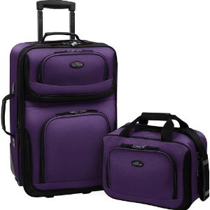 Traveler's Choice Rio 2-Piece Lightweight Carry-On Luggage Set