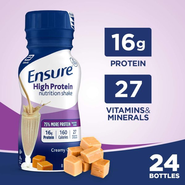 High Protein Nutritional Shake Creamy Caramel 24 Count