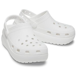 Crocs儿童厚底洞洞鞋