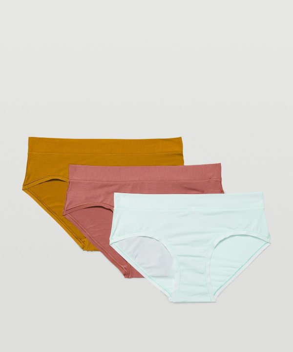 UnderEase Mid Rise Hipster Underwear 3 Pack | Women's Underwear | lululemon