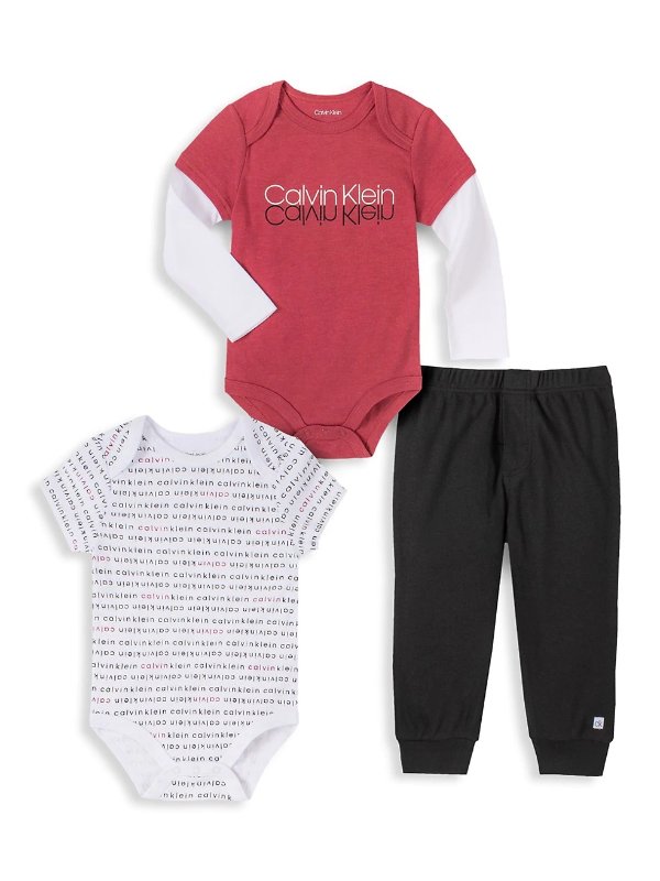 Baby's Lettered Logo 3-Piece Set