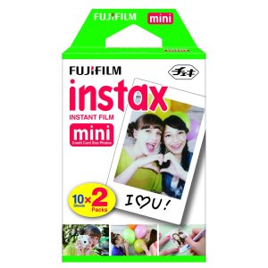 Fujifilm富士通拍立得 INSTAX迷你相纸两盒装（共20张） 
