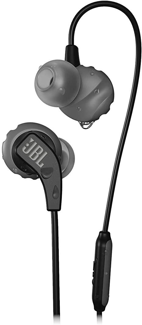 Endurance Run, In-Ear Sport Headphone with One-Button Mic/Remote - Black
