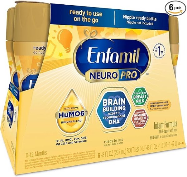 PREMIUM Non-GMO Infant Formula - Ready to Use Liquid, 8 fl oz (6 count)