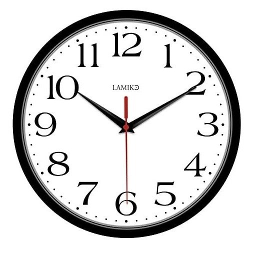 LAMIKO Wall Clocks Non-Ticking Silent 10 Inch