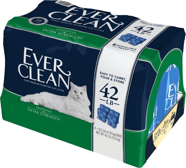 Extra Strength Unscented Clumping Clay Cat Litter | Chewy (Free Shipping)