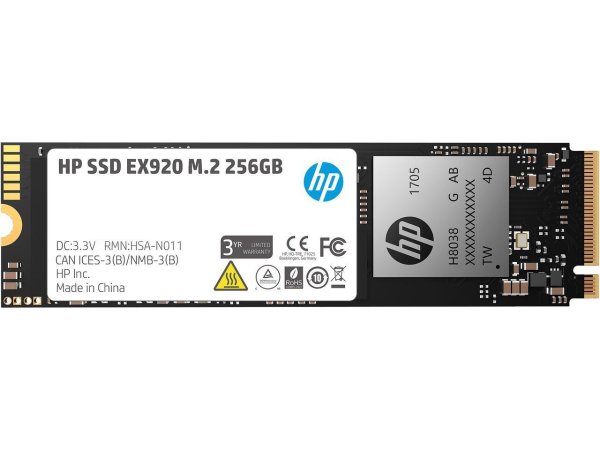 256GB EX920 M.2 PCIe NVMe 3D TLC NAND SSD