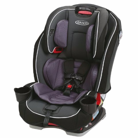 $139.99 指导价$229.99 Graco SlimFit 全合一儿童双向汽车安全座椅紫色 