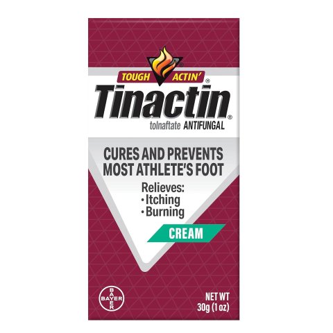Tinactin Antifungal Cream, Athlete’s Foot Treatment, Tolnaftate 1%, Proven Clinically Effective on Most Athlete’s Foot and Ringworm, 1 Ounce, 30 Grams