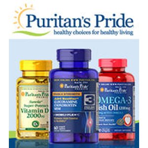 Puritans Pride 购买Puritan's Pride品牌保健品订单满额享折扣