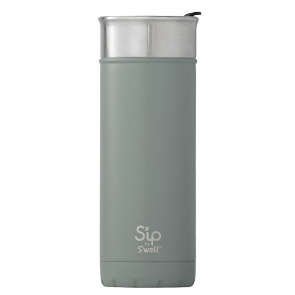 S'ip by S'well - 16.7-Oz. Thermal Cup - Gray/Silver