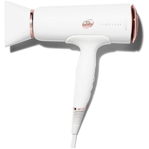 T3Cura Luxe Hair Dryer - White/Rose Gold
