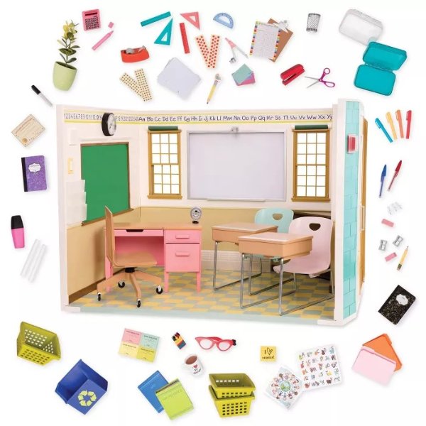 Awesome Academy School Room for 18 in Dolls