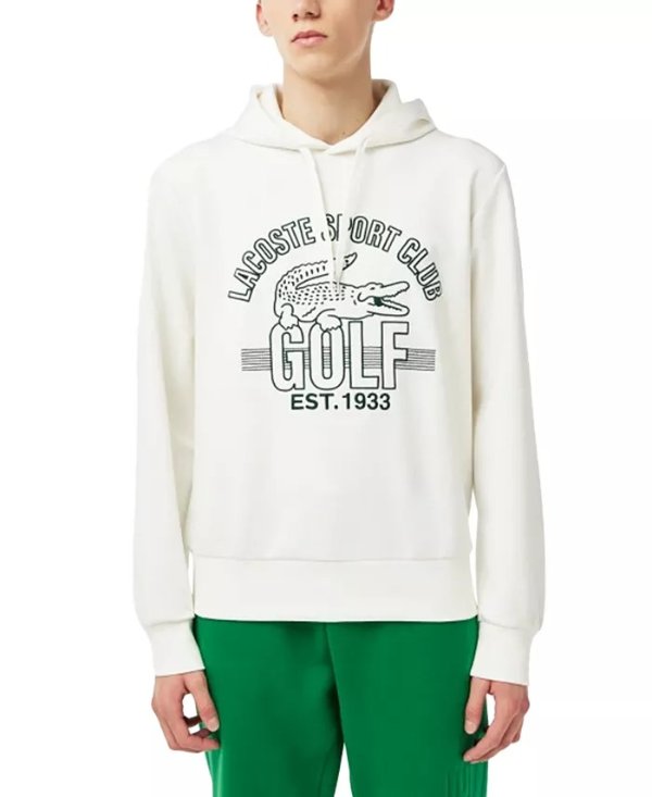 Men's Relaxed Fit Long Sleeve Golf Graphic Hoodie