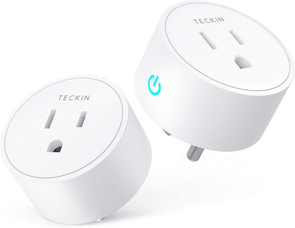 TECKIN Mini Wi-Fi Outlet Smart Plug 2-Pack