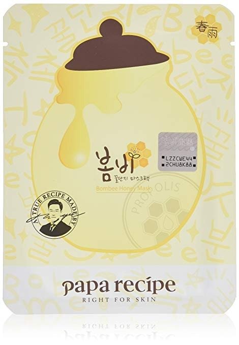 [Papa Recipe] Bombee Honey Mask Pack, 1 Pack/10 Sheets, 0.88 Ounce