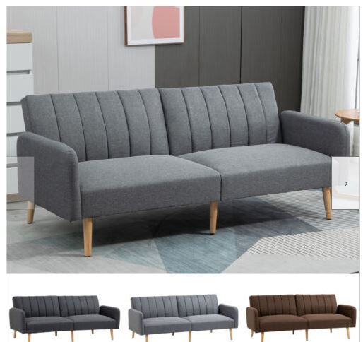 2人座沙发床 Two Seater Sofa Bed Convertible Couch Bed Loveseat for Small Space