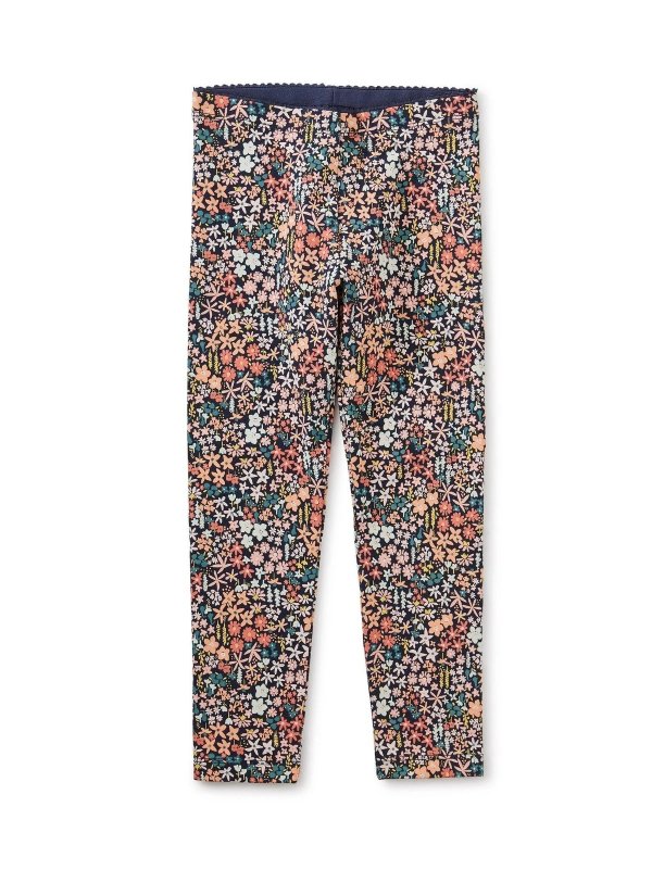 Ditsy Floral Baby Leggings - Mountainside Wildflowers - TEA - Clearance