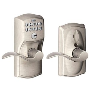 Schlage FE595 CAM 619 ACC Camelot Keypad Entry with Flex-Lock and Accent Levers
