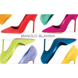 with Manolo Blahnik BB Pumps Purchase @ Neiman Marcus
