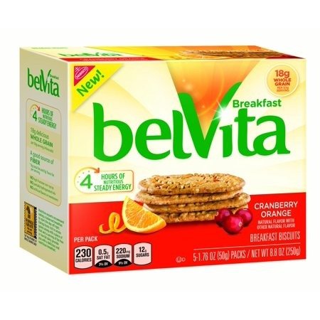 (6 Pack) Belvita Cranberry Orange Breakfast Biscuits, 8.8 Oz