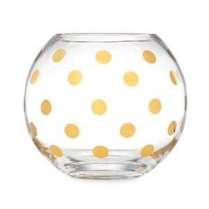 Kate Spade New York - Pearl Place Round Crystal Vase
