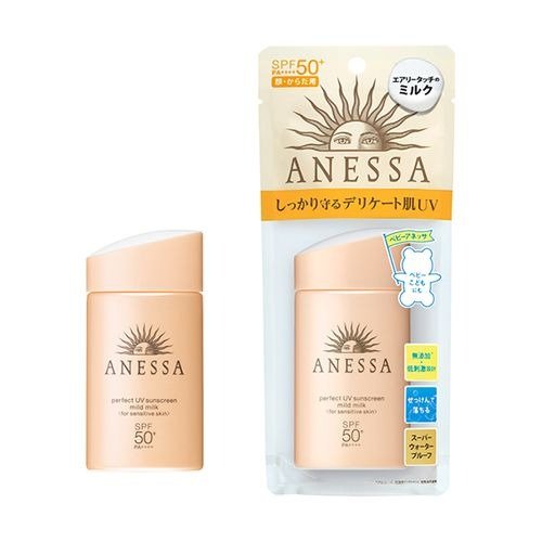 ANESSA Perfect UV Mild Milk SPF50 + / PA ++++ 60mL (Japan Import)