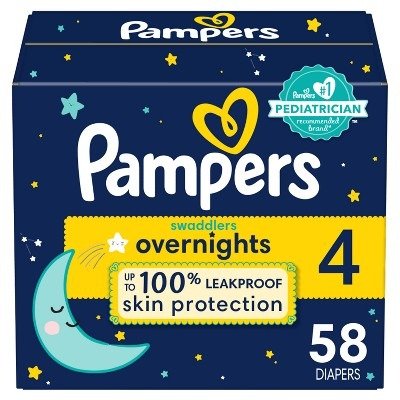 Swaddlers Overnight Diapers - (Select Size and Count)