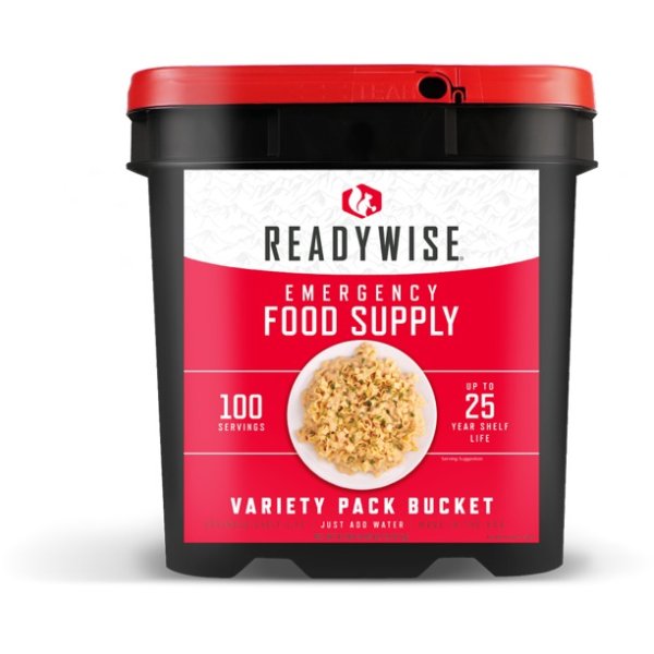Wise Company Ready Wise Emergency Preparedness Food Supply Bucket 100 Servings 1 Month Supply