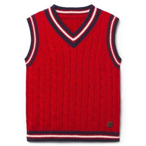 Janie and JackCable Knit Vest