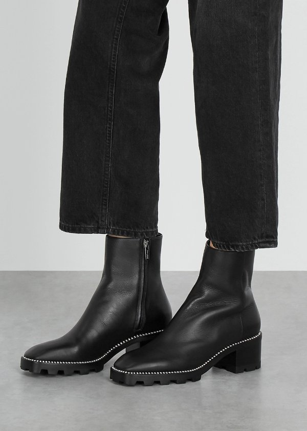 Mava 50 embellished leather Chelsea boots