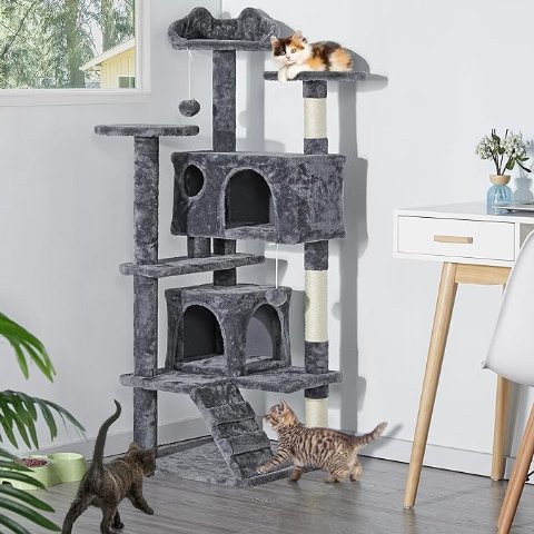 6折起！该给你家毛孩子升级家具啦！我宣布自愿加入猫猫教！£15收猫爬架！太可爱！