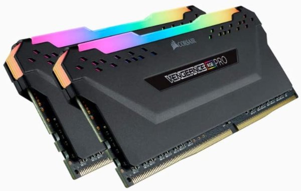 Corsair Vengeance RGB Pro 32GB (2x16GB) DDR4 3200 (PC4-25600) C16 Desktop Memory