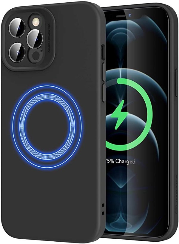 iPhone 12 Pro 硅胶磁吸充电手机壳